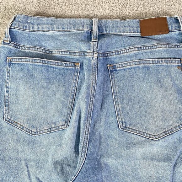 Madewell Slim Demi Boot Jeans Womens 31x27 Blue Light High Rise Cropped Ankle - Picture 5 of 9